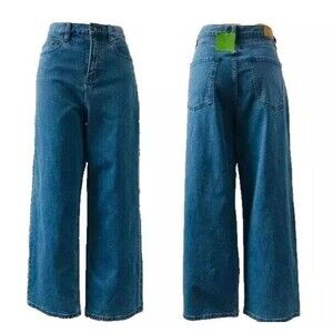 KATE SPADE Women's Blue Vintage Wide Leg Denim Jeans Size 30 NWT, $209 M…